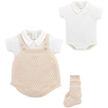 Set overalls+body+socks