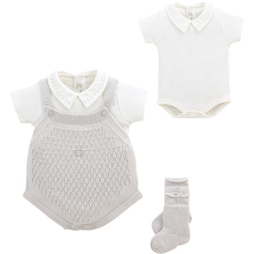 Set overalls+body+socks