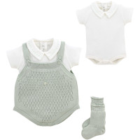 Set overalls+body+socks