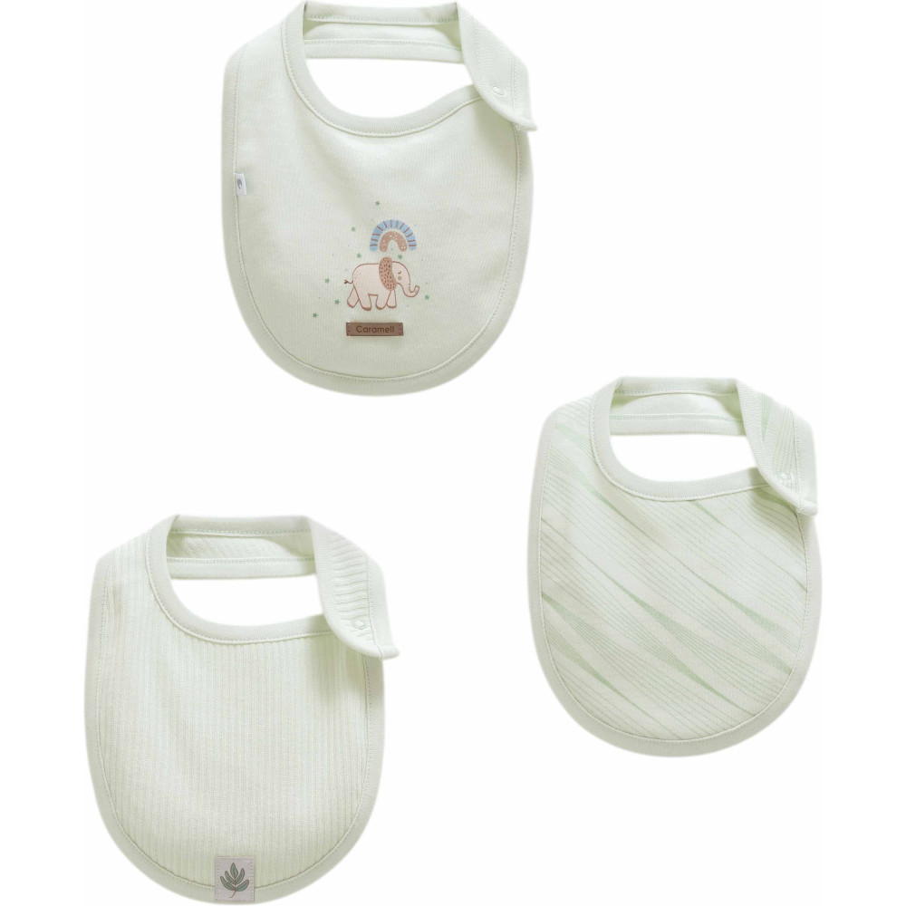 Bibs set 3pcs (pack of 4 sets), series GOOD BABY