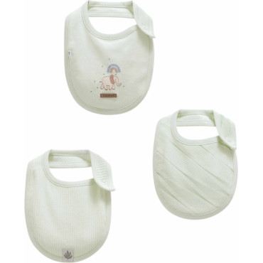 Bibs set 3pcs (pack of 4 sets), series GOOD BABY