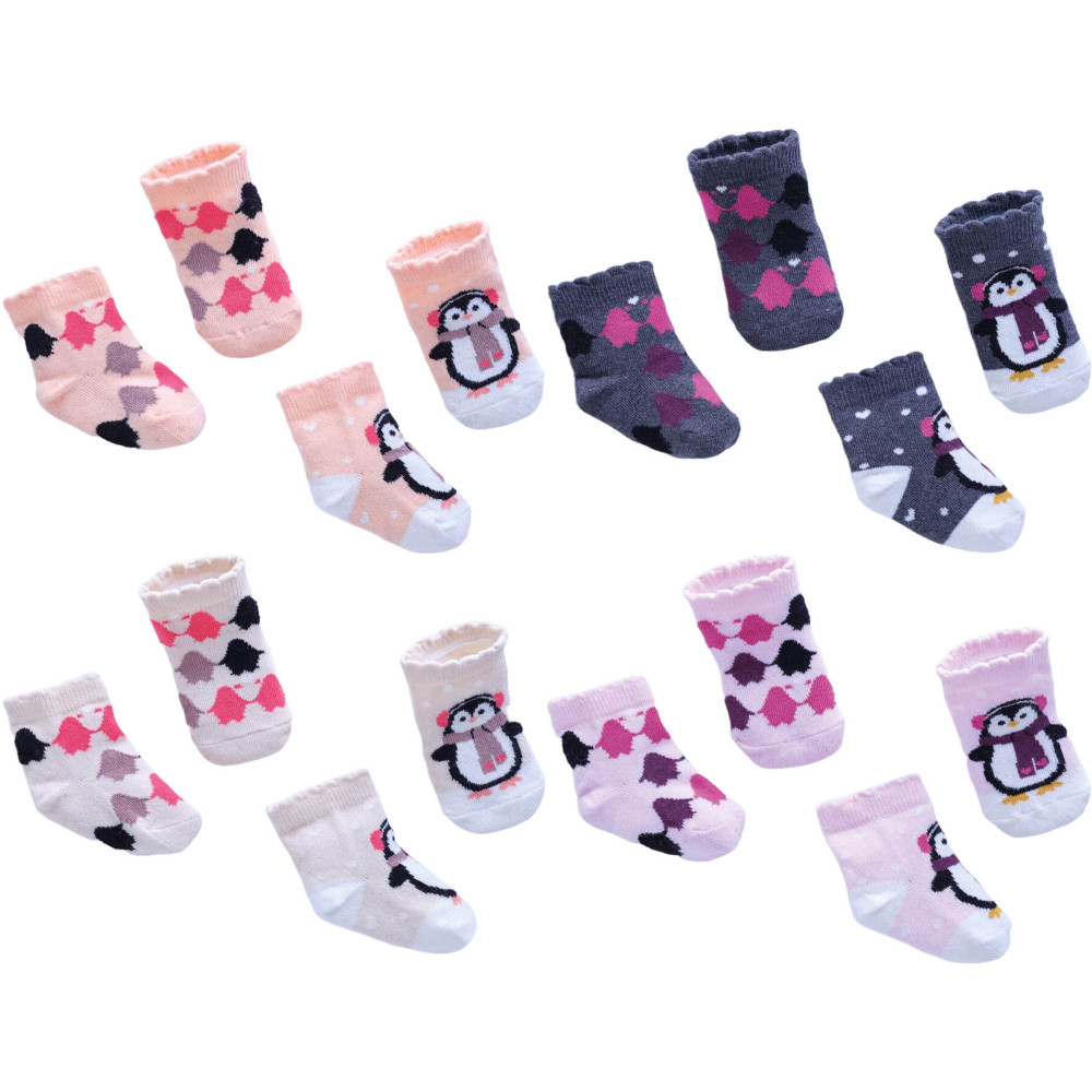 Socks set 2 pairs (pack of 12 sets), series BASIC