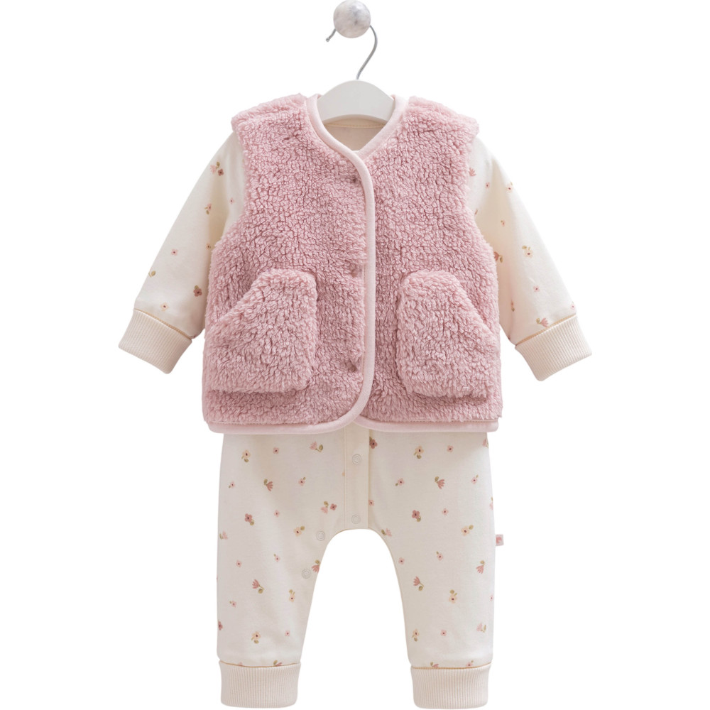 Set overalls+vest, series HAPPY WINTER