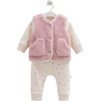 Set overalls+vest, series HAPPY WINTER