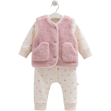 Set overalls+vest, series HAPPY WINTER