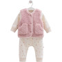 Set overalls+vest, series HAPPY WINTER