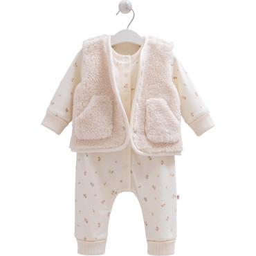 Set overalls+vest, series HAPPY WINTER