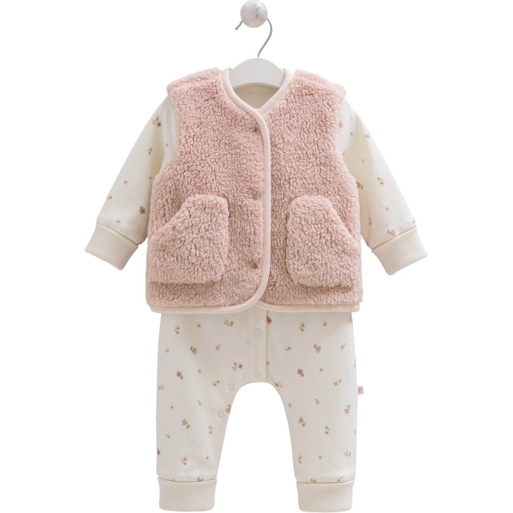 Set overalls+vest, series HAPPY WINTER