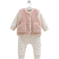 Set overalls+vest, series HAPPY WINTER