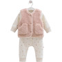 Set overalls+vest, series HAPPY WINTER