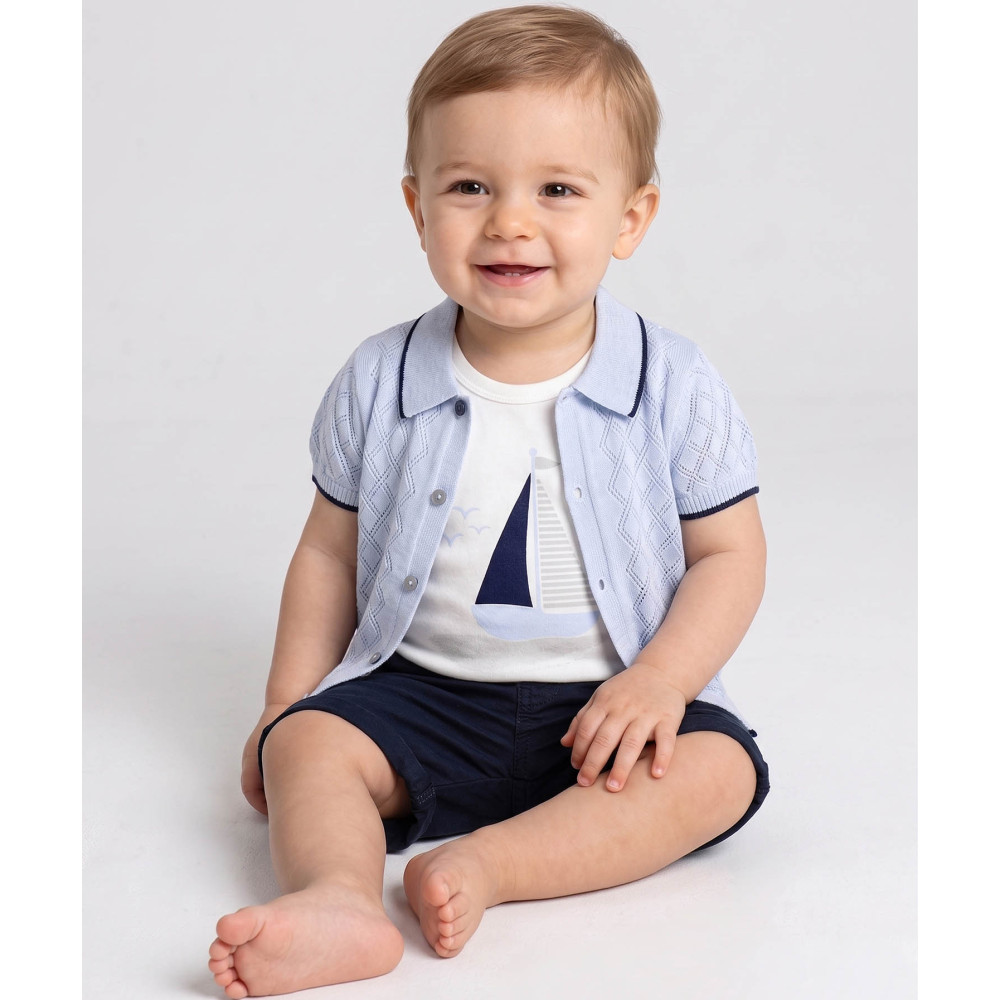 Set T-shirt+sweater+shorts