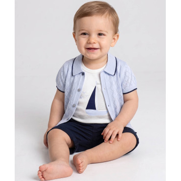 Set T-shirt+sweater+shorts