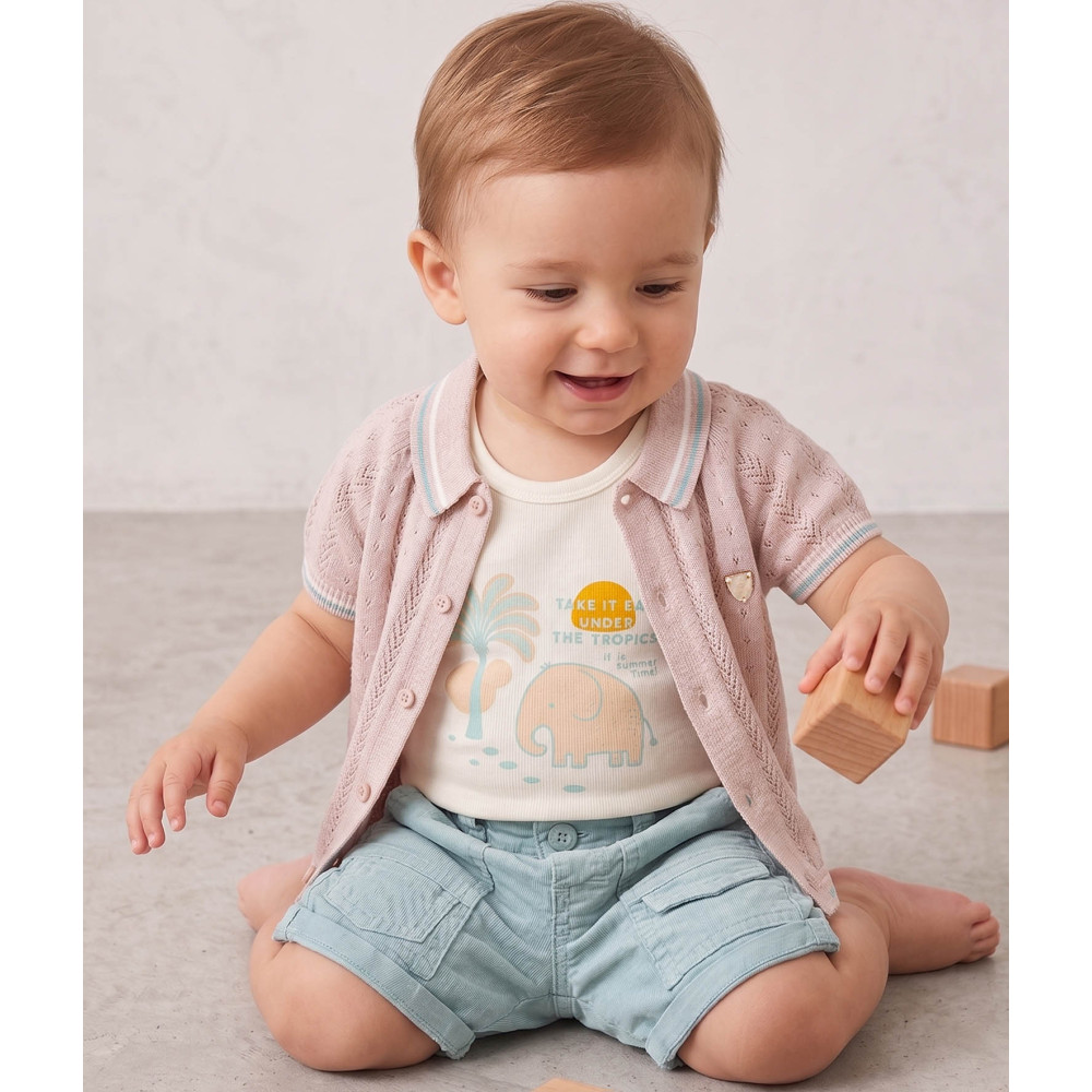 Set T-shirt+sweater+shorts