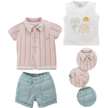Set T-shirt+sweater+shorts