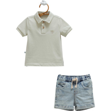 Set T-shirt+shorts, series POLO. (Ready)
