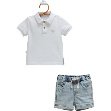 Set T-shirt+shorts, series POLO. (Ready)