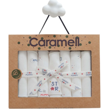 Handkerchiefs (7pcs), series FAMILY STAR. (Expected 12.12.2025)