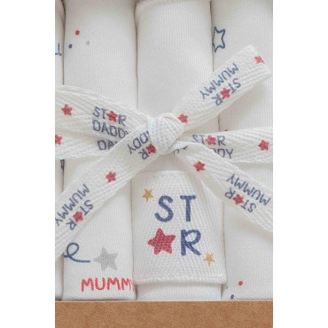Handkerchiefs (7pcs), series FAMILY STAR. (Expected 12.12.2025)