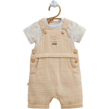 Set T-shirt+overalls, series FREE BOY. (Ready)