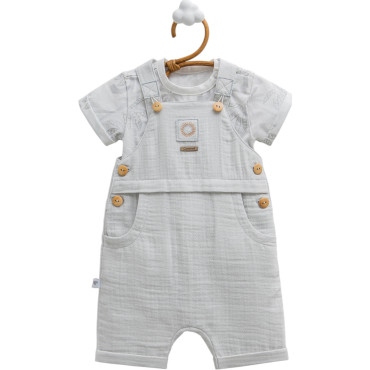 Set T-shirt+overalls, series FREE BOY. (Ready)