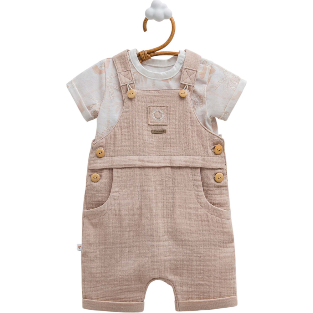 Set T-shirt+overalls, series FREE BOY. (Ready)