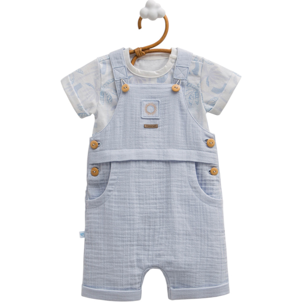 Set T-shirt+overalls, series FREE BOY. (Ready)