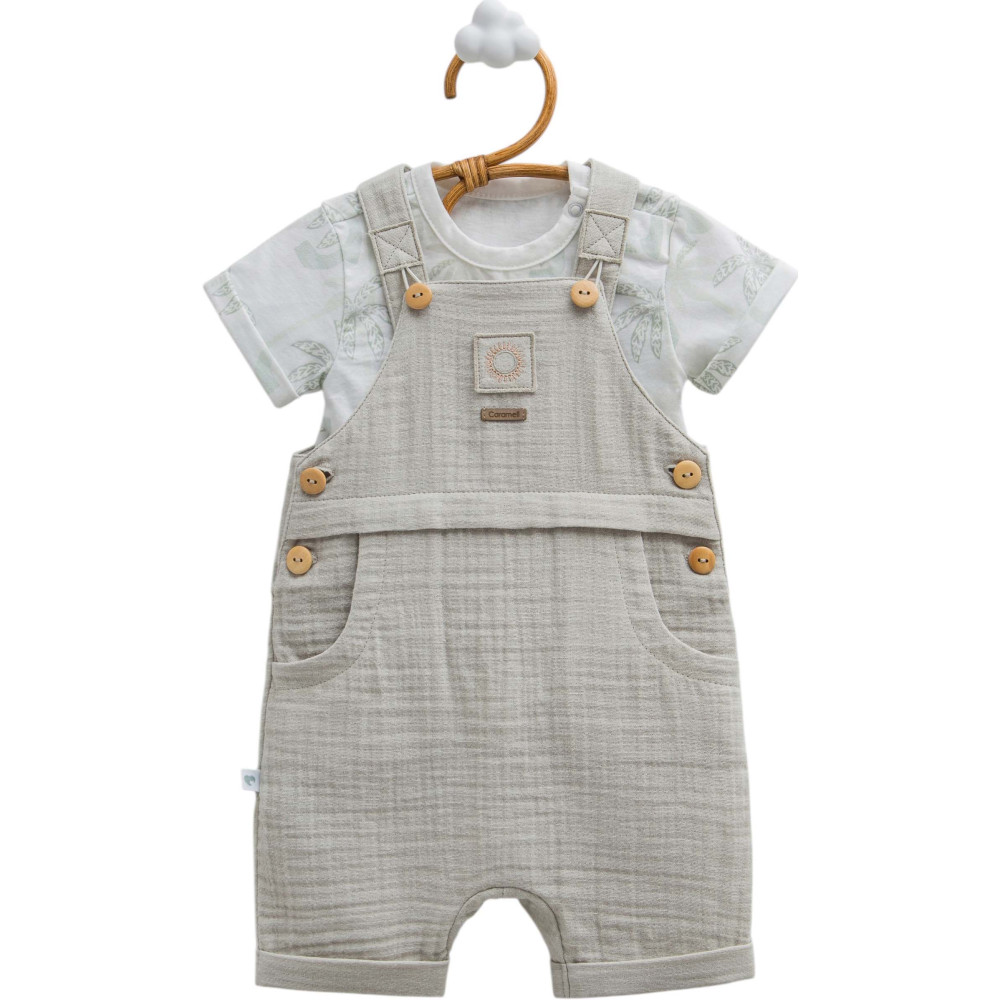 Set T-shirt+overalls, series FREE BOY. (Ready)