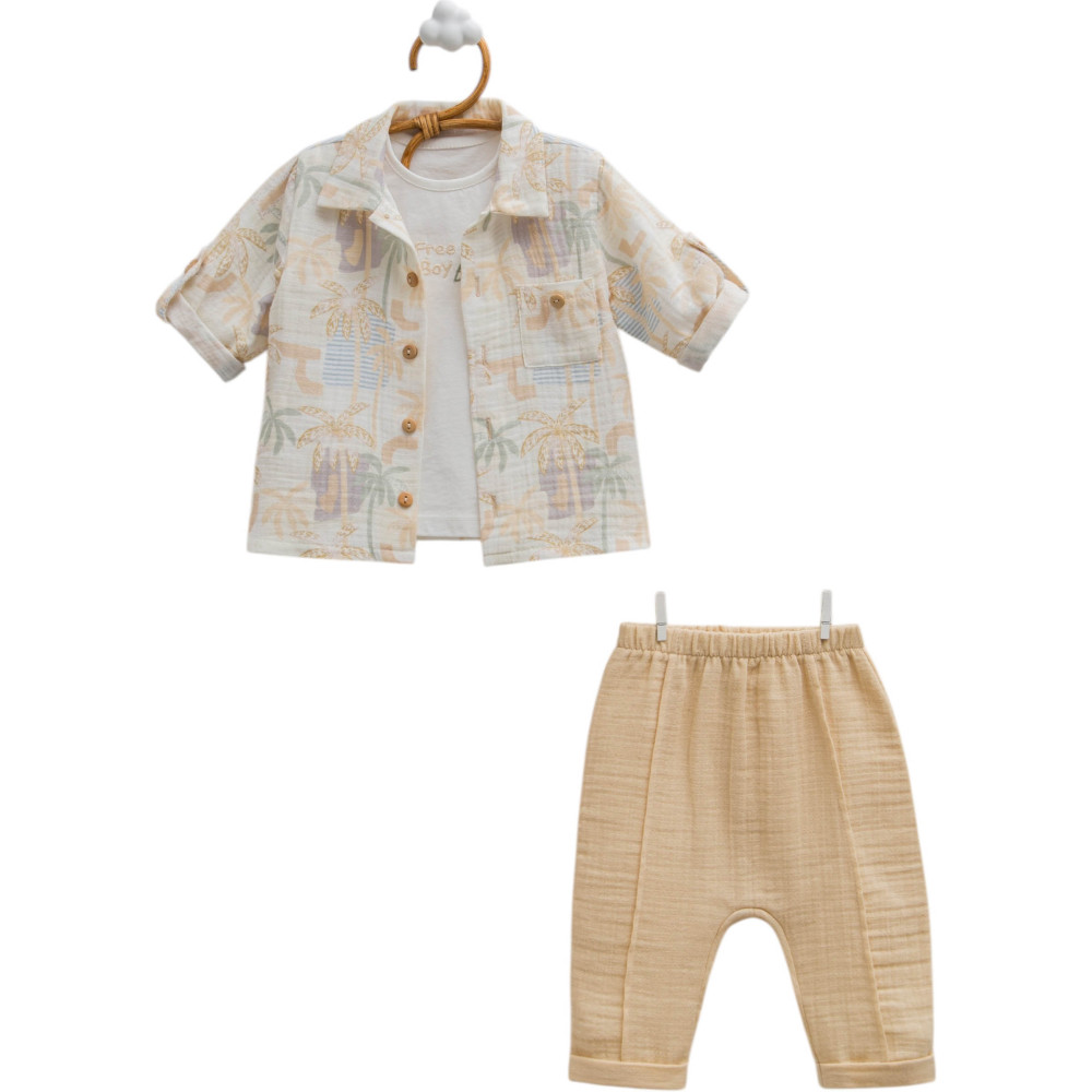 Set shirt+tank top+pants, series FREE BOY. (Ready)