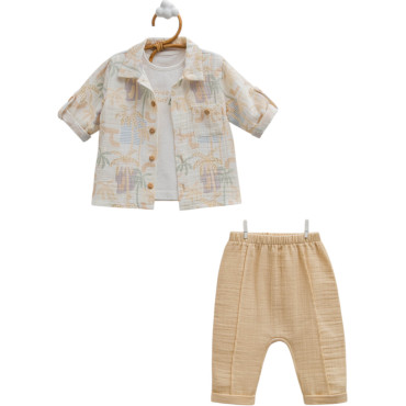 Set shirt+tank top+pants, series FREE BOY. (Ready)