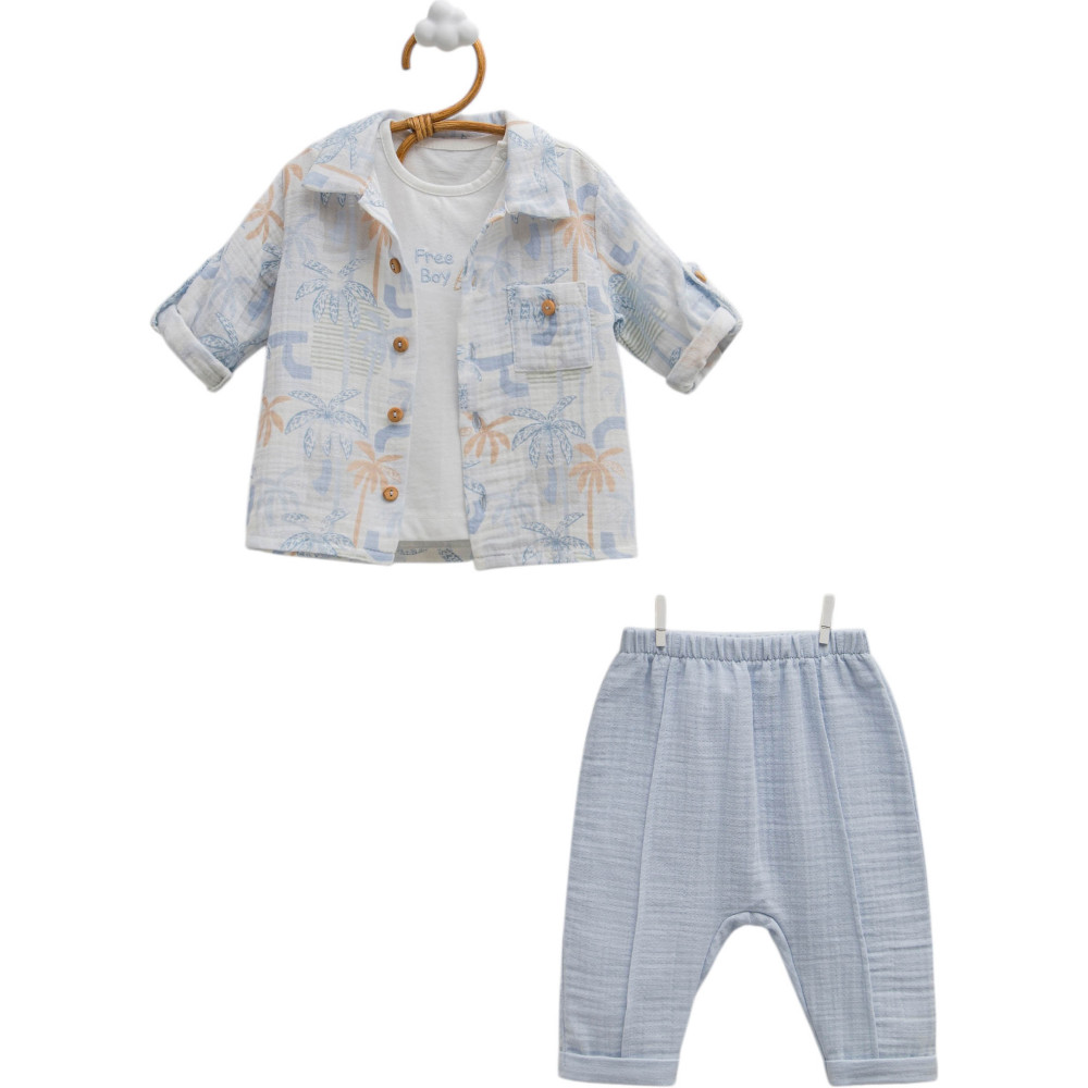 Set shirt+tank top+pants, series FREE BOY. (Ready)