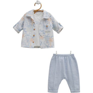 Set shirt+tank top+pants, series FREE BOY. (Ready)