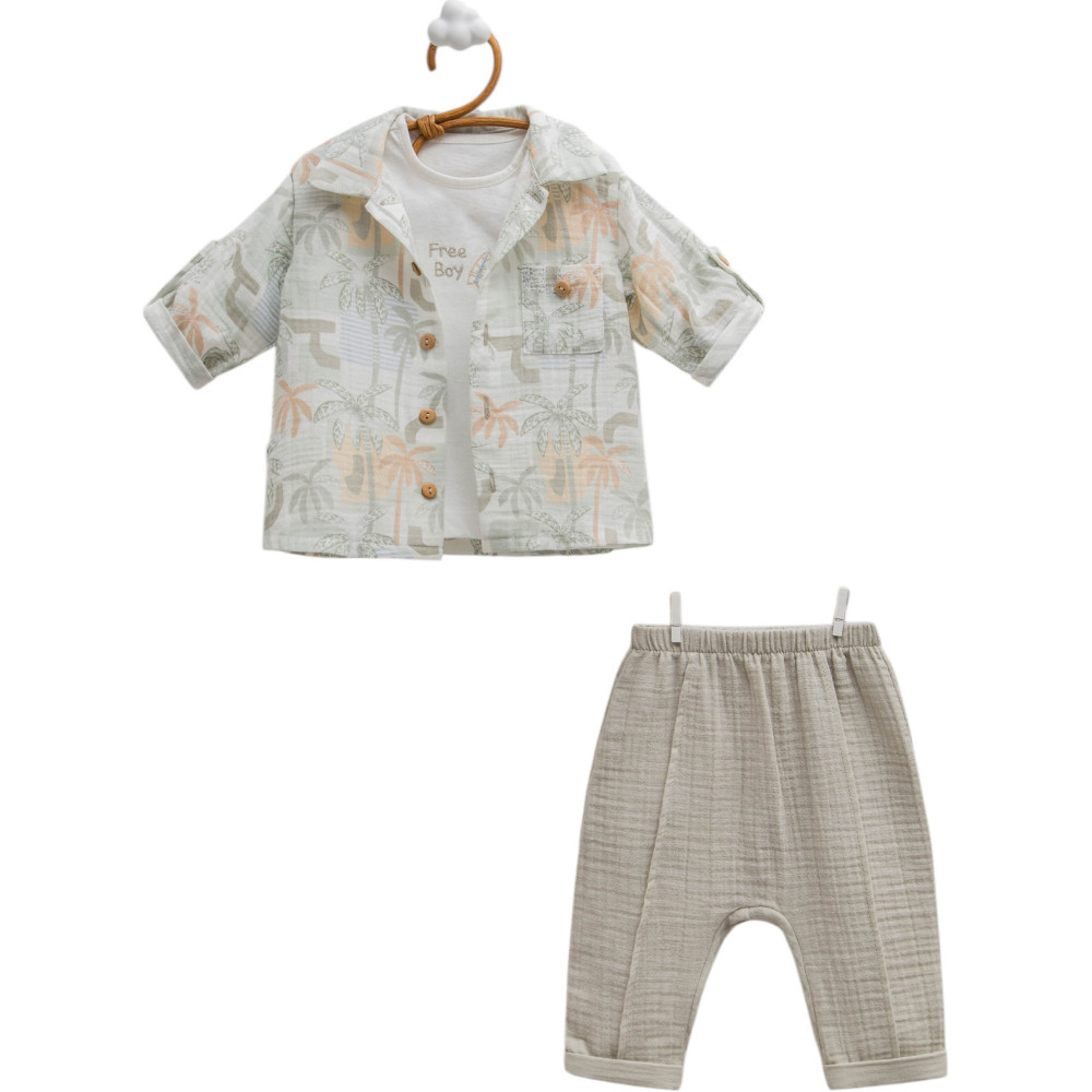 Set shirt+tank top+pants, series FREE BOY. (Ready)