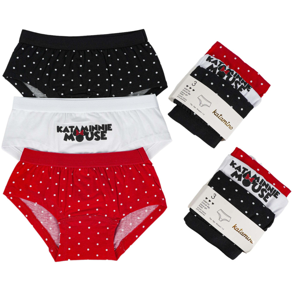 Set panties 3pcs (pack of 4 sets) Katya