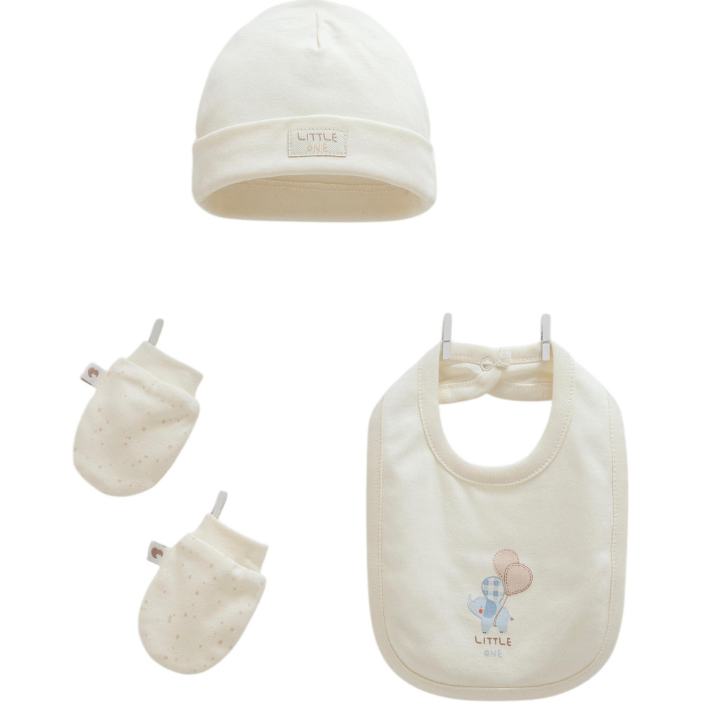 Hat+Bib+Gloves, series SOFT COLOUR