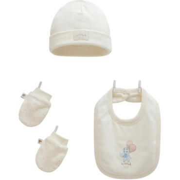 Hat+Bib+Gloves, series SOFT COLOUR