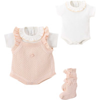 Set overalls+body+socks