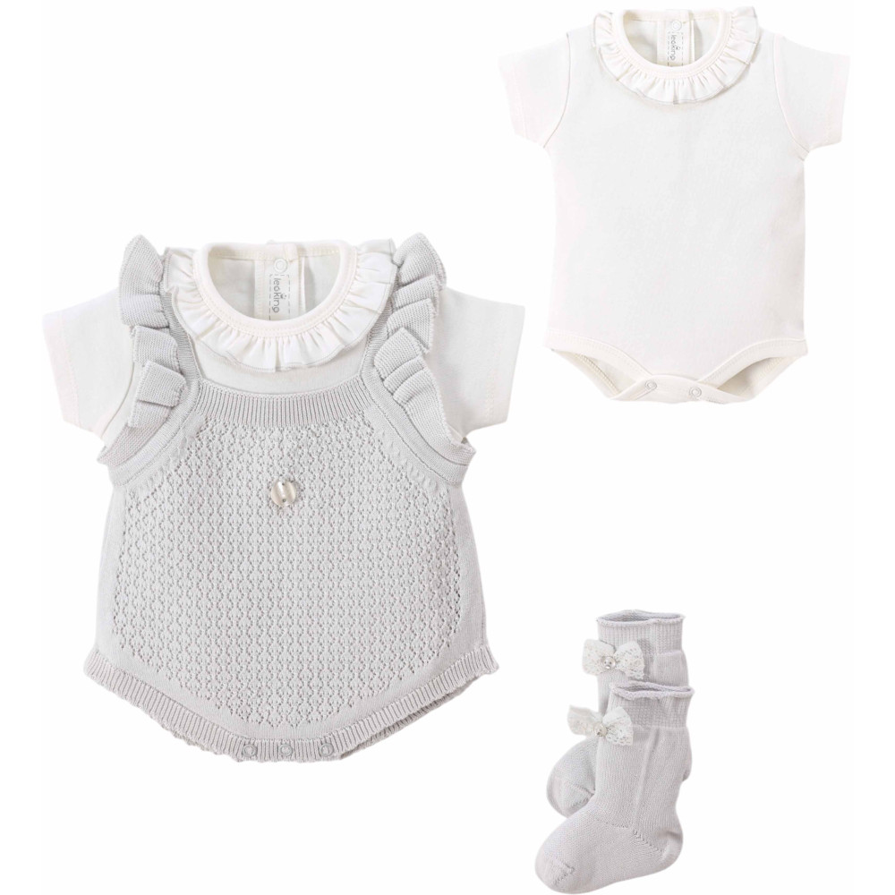 Set overalls+body+socks