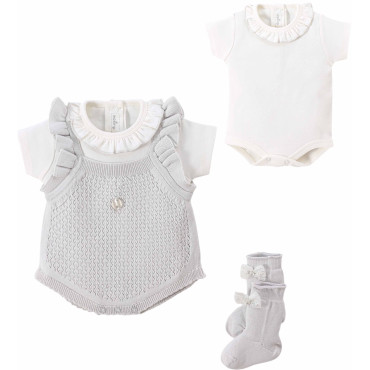 Set overalls+body+socks