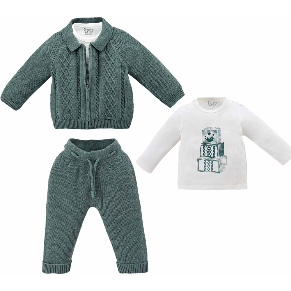 Set sweater+sweater+pants