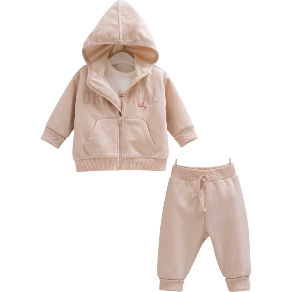 Sweatshirt + Sweatshirt + Pants Set, BASIC GIRL Series