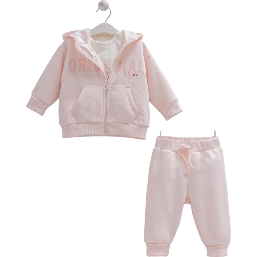 Sweatshirt + Sweatshirt + Pants Set, BASIC GIRL Series