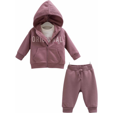 Sweatshirt + Sweatshirt + Pants Set, BASIC GIRL Series