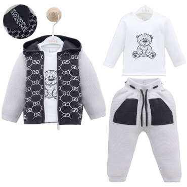 Set sweater+sweater+pants