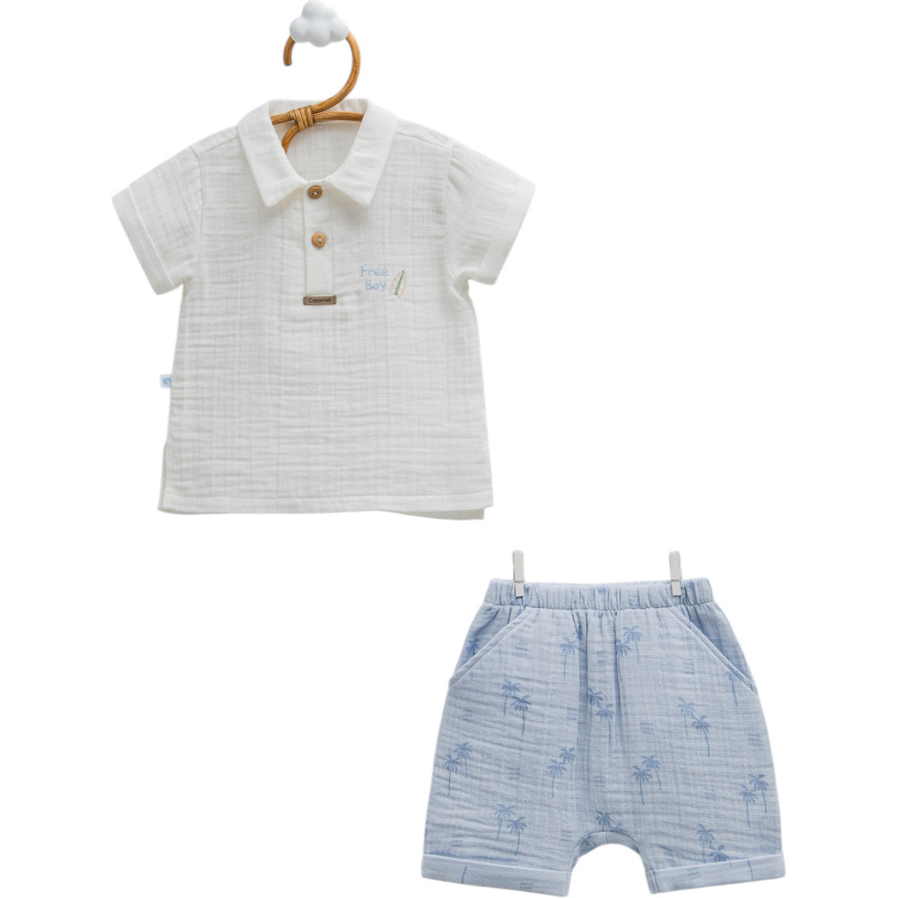 Set T-shirt+shorts, series FREE BOY. (Ready)