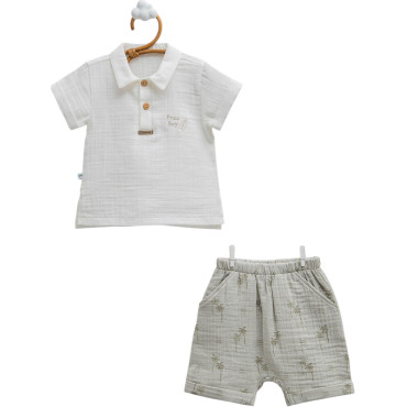 Set T-shirt+shorts, series FREE BOY. (Ready)