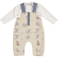 Set overalls+sweater