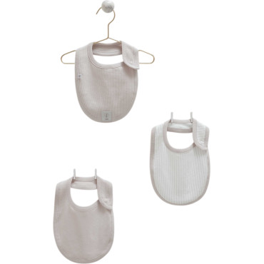 Bibs set 3pcs (pack of 4 sets), series HELLO FOREST