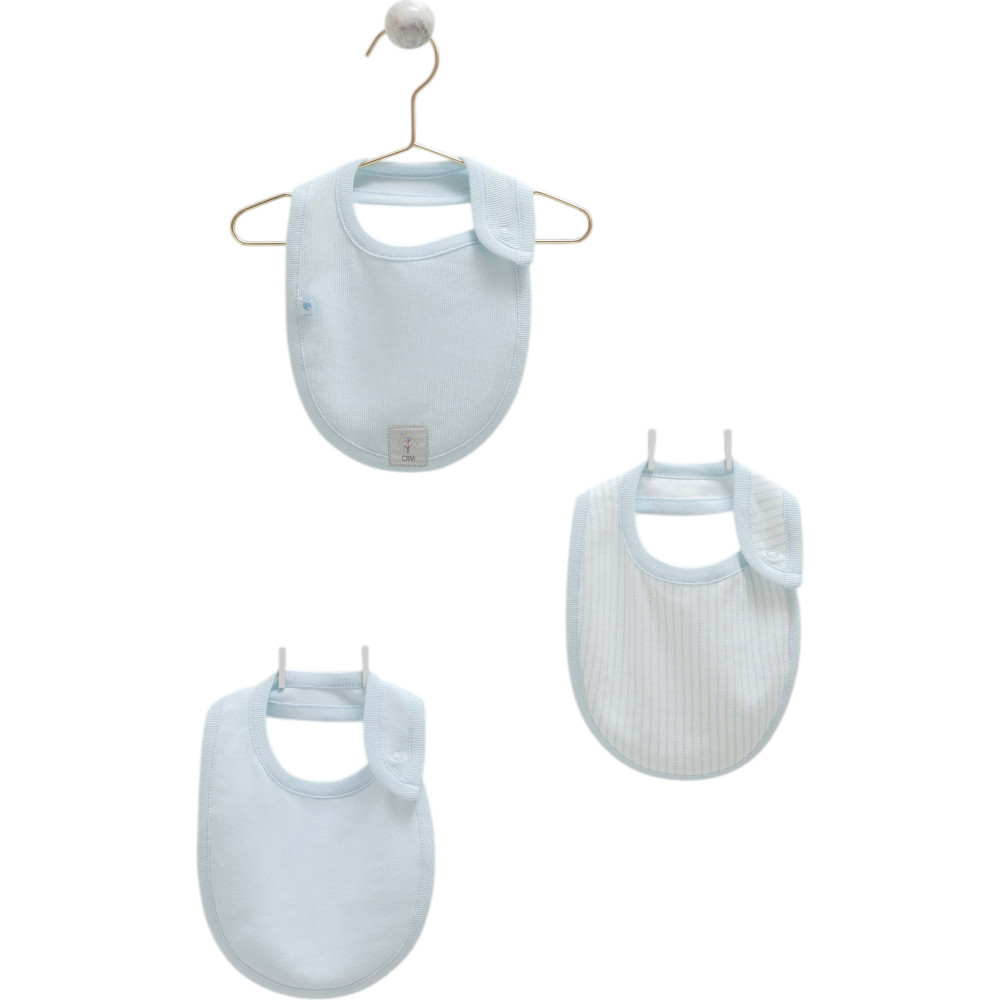 Bibs set 3pcs (pack of 4 sets), series HELLO FOREST