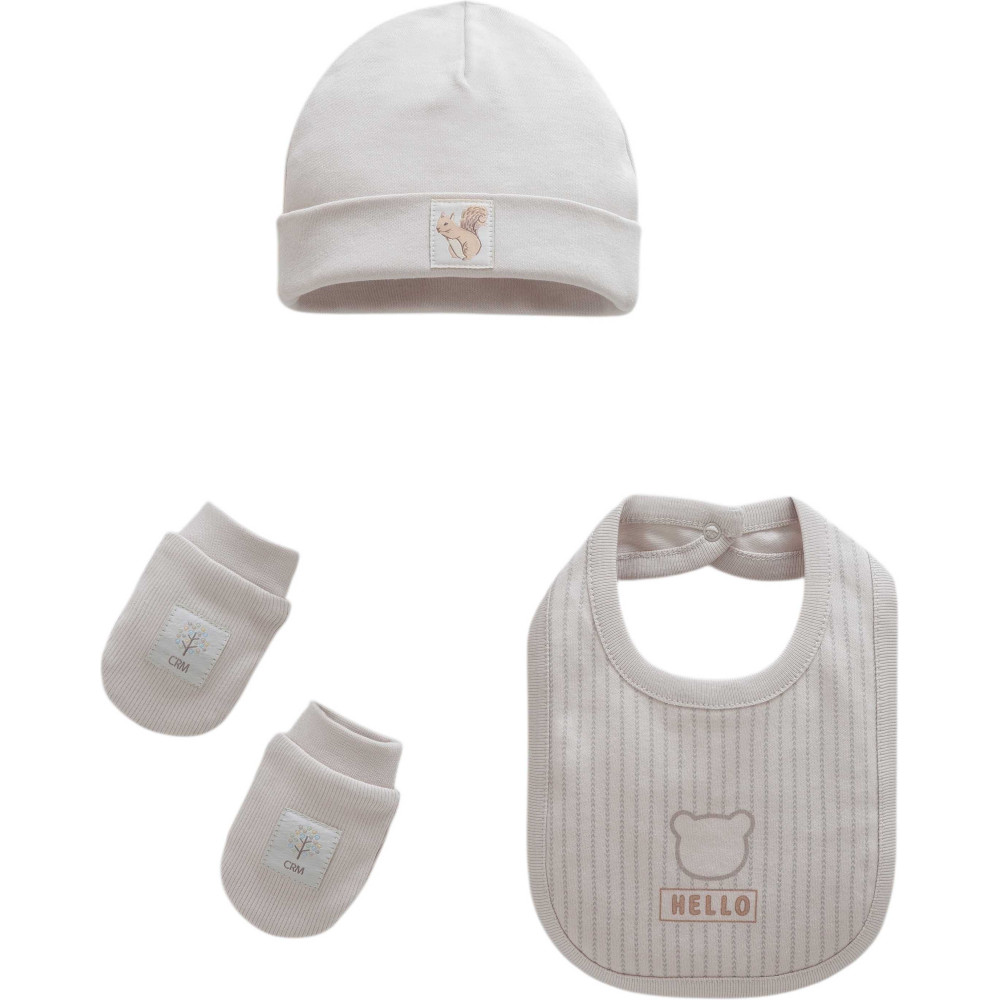 Hat+Bib+Gloves, series HELLO FOREST