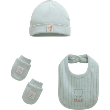 Hat+Bib+Gloves, series HELLO FOREST